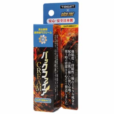 日本Tベスト バックファイアクリーム クールリフレッシュタイプ ローション 潤滑剤 水溶性潤滑剤 20g