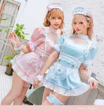 日本Malymoon Harness Nurse Cosplay 9 Piece Set [9581]