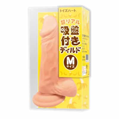 日本のおもちゃハートスーパーリアル吸引ディルドMディルドペニス