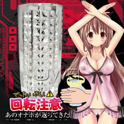日本のおもちゃハート 慧環 注意アニメオナホール 76g