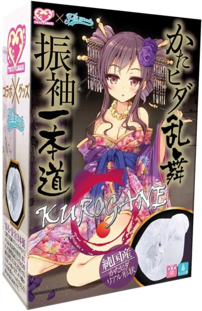 日本Fillworks乱舞振袖一本道Kurogane动漫自慰器130g