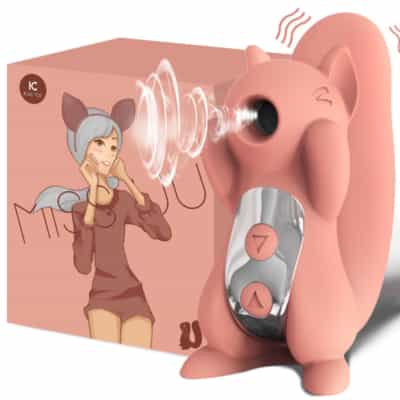 キスおもちゃ ミスUU キュートな吸引バイブレーションマッサージャー