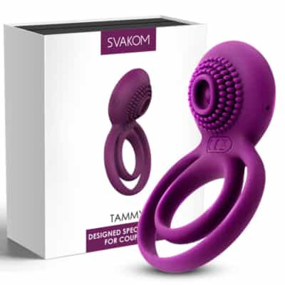アメリカのSvakom Tammyタイのカップルの共鳴ロック精子リングバイブレーター