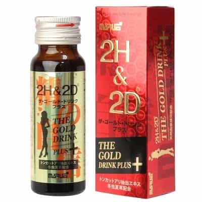 日本 2H&2D ゴールドドリンクプラス男性用クイックバイアグラドリンク