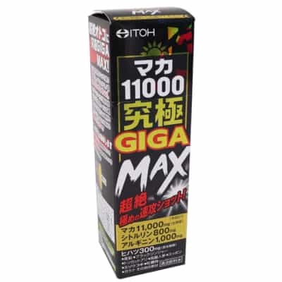 日本のマカ 11000 究極のギガマックス男性用即効バイアグラドリンク