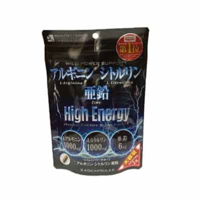 ジャパンボーテサンテ ハイエナジーアルギニンシトルリン亜鉛亜鉛大容量男性機能強化健康製品媚薬