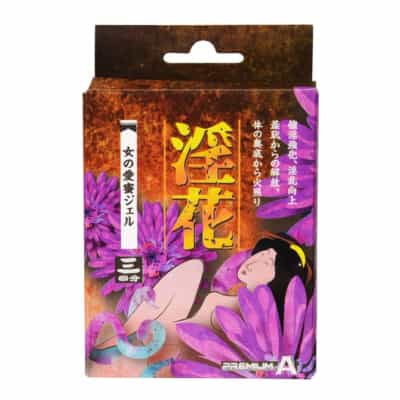 日本のエロチックな花女性の快楽増強液