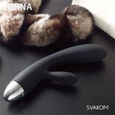 Svakom Lorna スマートタッチセンシング デュアル振動 8 セグメント可変周波数 防水マッサージャー