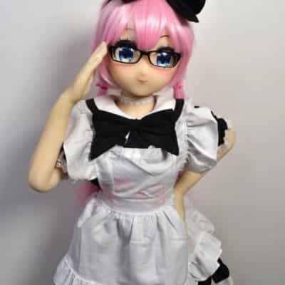 日本のドールメーカー 青梅人形 135cm ニーリー メイド服 アニメ人形