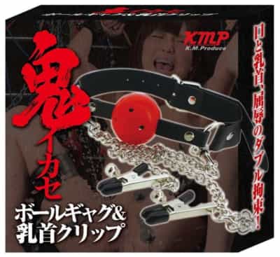 日本KMP 鬼イカセSM金玉学＆ニップルクリップ