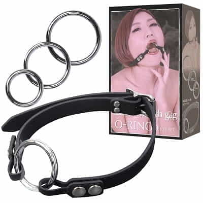 日本Silicone Mouth Gag O-Ring 3 Size Set