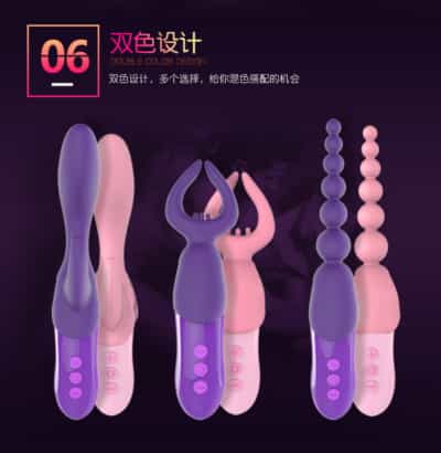 ZINI ゲームエルフ Woqi バイブレーター 3 ヘッド ミニバイブレーター付き
