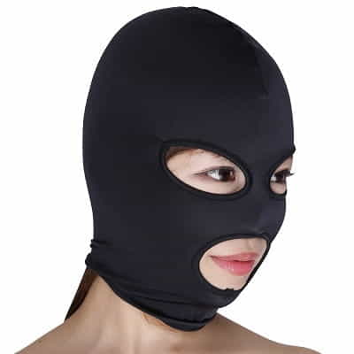 日本2Way Stretch Eyes Mouth Opening Face Mask