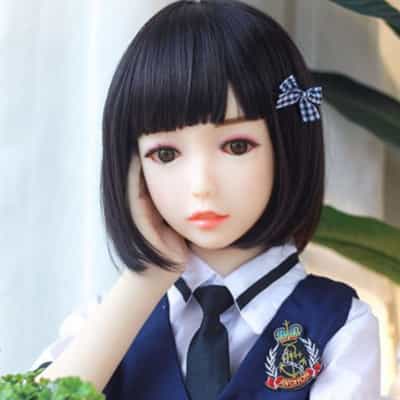 日本のロリ安藤さくらラブ125CMセックス人形