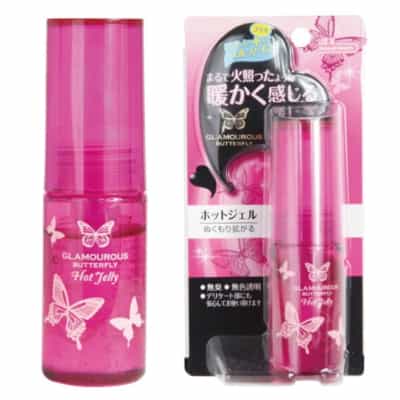 日本のグラマラスバタフライホットゼリー水溶性潤滑剤30g