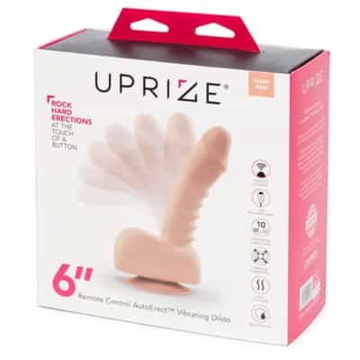 Uprize リモコン オートエレクト バイブレーション ディルド 6インチ ワイヤレス リモコン バイブレーター