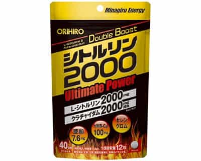 日本のオリヒロダブルブーストシトルリン2000アルティメットパワー男性機能増強サプリメント媚薬