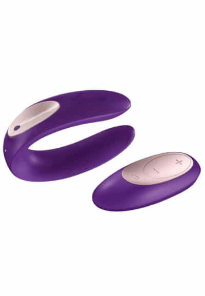 American Satisfyer ダブルプラス リモートコントロール カップルバイブレーター ワイヤレスリモートコントロールバイブレーター
