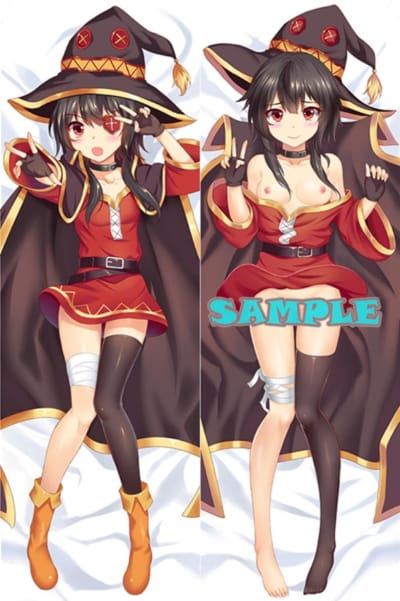 日本KonoSubaこの素晴らしい世界に祝福をMegumi 2WT 160x50 CZ00599 Dakimakura枕套皮肤