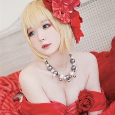 日本 霜月しも コスプレ写真集 ネロ・クラウディウス FGO 同人コスプレ写真集 同人制服写真集