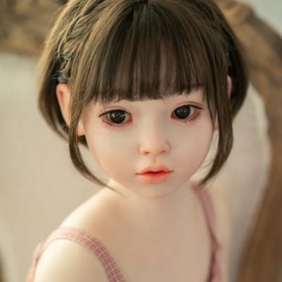 日本のドールター 110cm フラットチェスト フルシリコン 03ヘッド リアルガール セックスドール