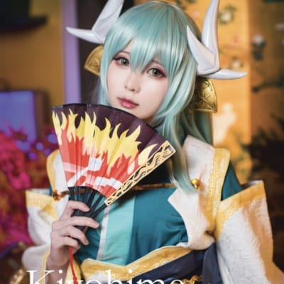 日本Shimo Shimotsuki FGO Kiyohime Cosplay Doujin Cosplay Photo Album清姫同人制服写真集