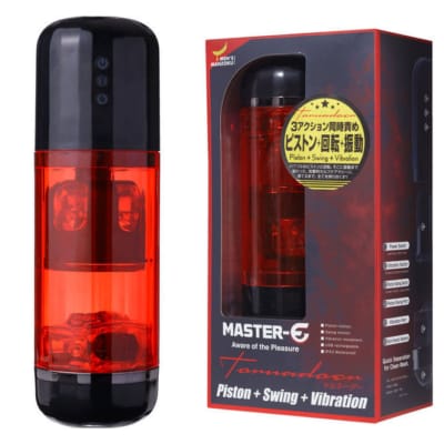 日本製マスターEトルネードピストン+スイング+振動自動オナニーカップ全自動伸縮回転振動航空機カップ