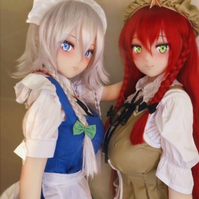 日本の人形メーカー青梅人形 155cm 155F49 & 155H50 アニメーションシリコン人形アニメ人形
