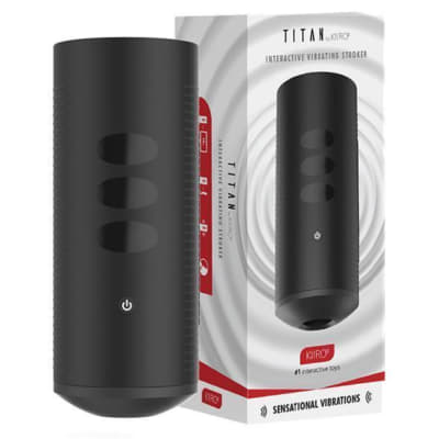 Kiiroo Titan インタラクティブ振動ストローカー 自動ストローカー オナニーカップ