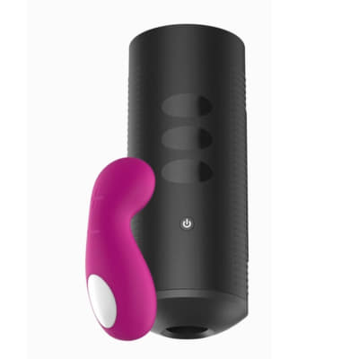 Kiiroo Titan & Cliona カップルセット 自動ストローカー オナニーカップ & バイブレーター カップル インタラクティブバイブレーターとオナニーカップ