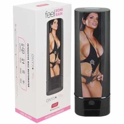 Kiiroo Onyx + Feel Romi Rain 自動ストローカー オナニーカップ インタラクティブ オナニーカップ