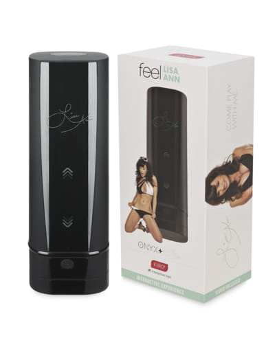 Kiiroo Onyx + Feel Lisa Ann 自動ストローカー オナニーカップ インタラクティブ オナニーカップ
