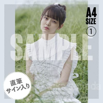 日本のアイドル園田愛花1st写真集「I'm Aika Sonoda」直筆サイン入りA4サイズ写真集